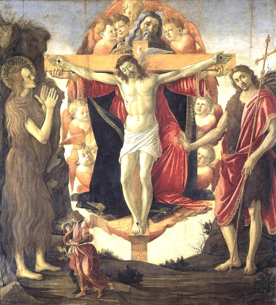 Pala delle Convertite (Holy Trinity) by Sandro Botticelli