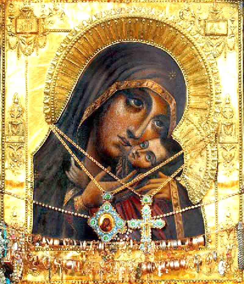 Icon of the Mother of God of Kasperov [public domain], via Wikimedia Commons