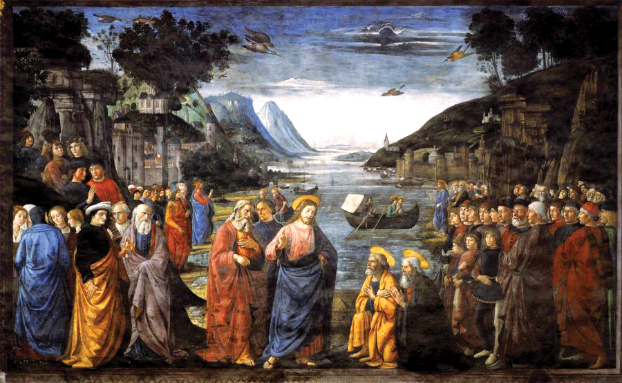 Vocation of the Apostles by Domenico Ghirlandaio