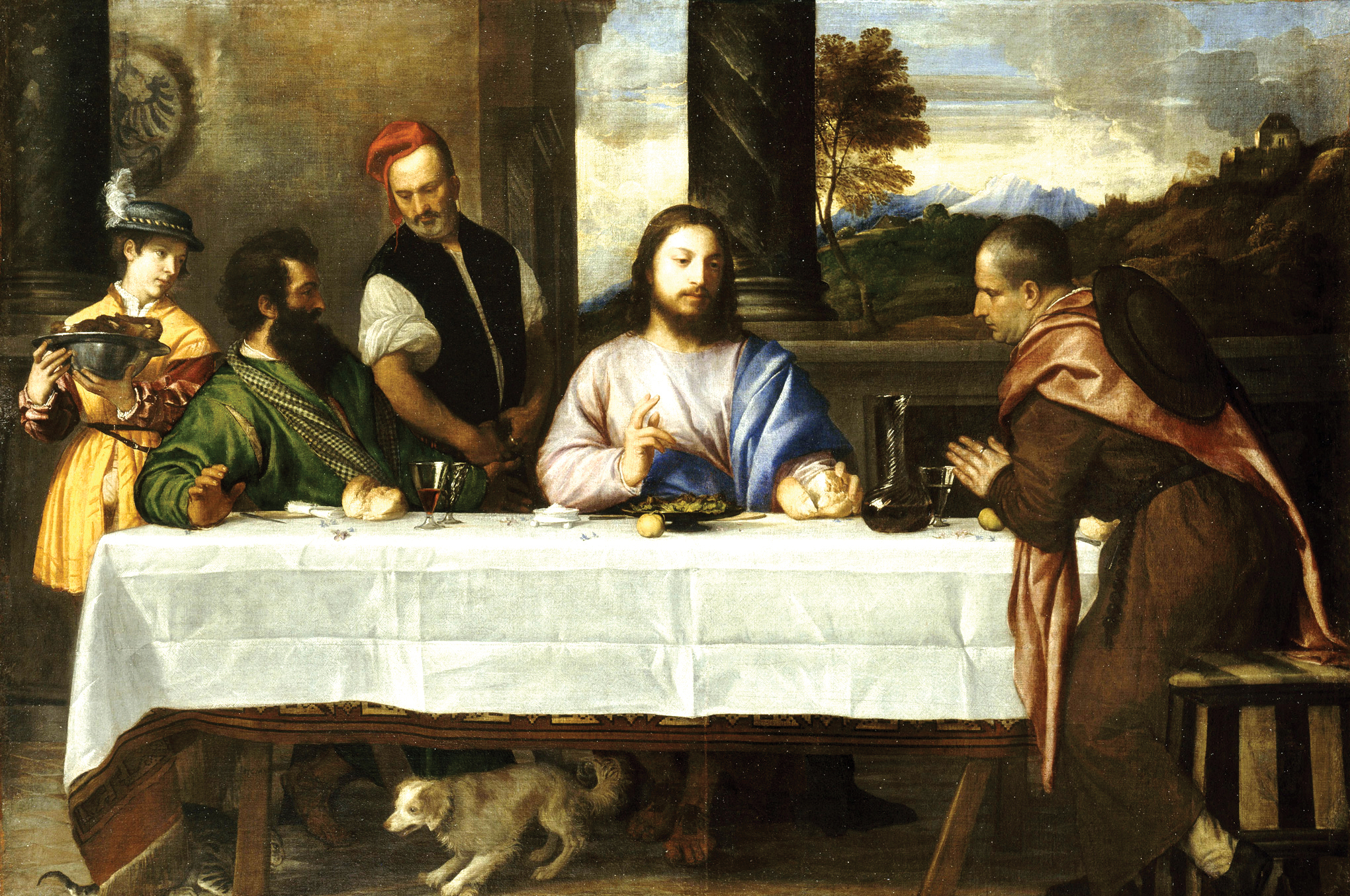 The Supper at Emmaus, by Titian. 1535