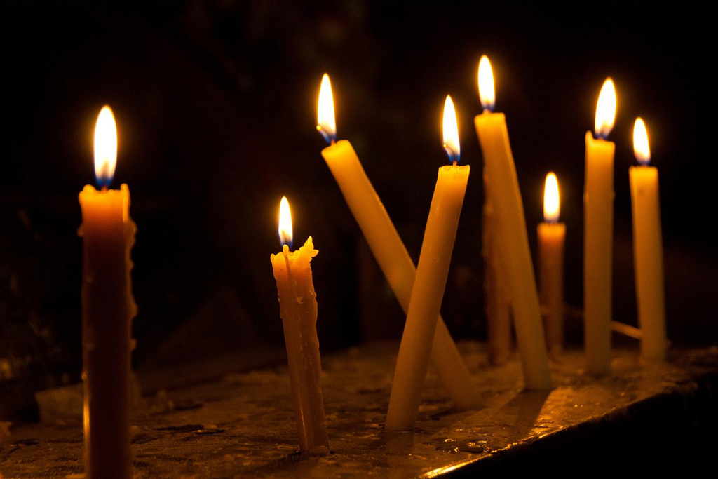 Candles in Coptic church by Héctor de Pereda, on Flickr (CC BY-NC 2.0)