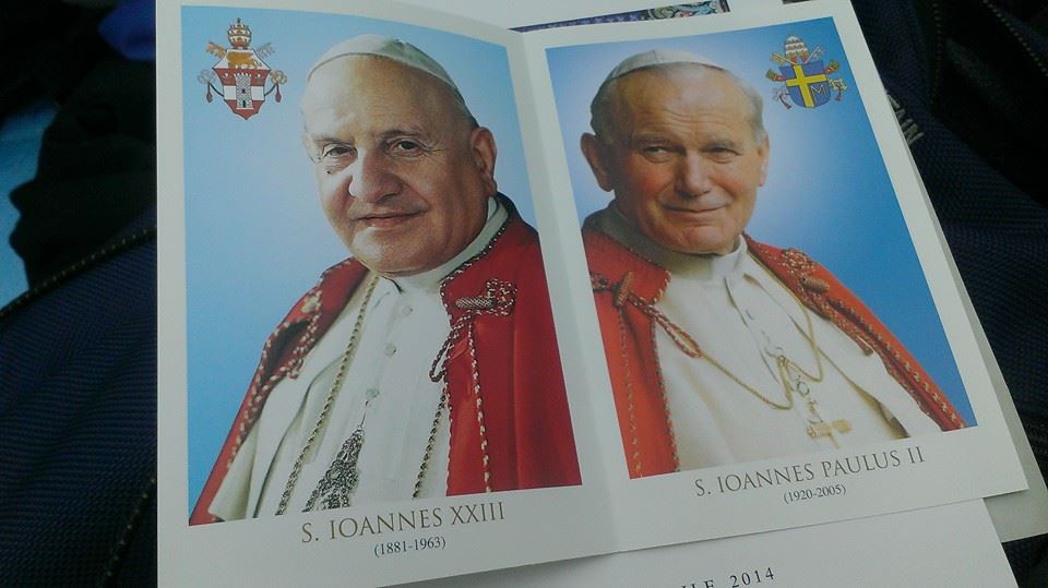 Photo by Rosa Tse, taken at the canonization mass of John XXIII and John Paul II
