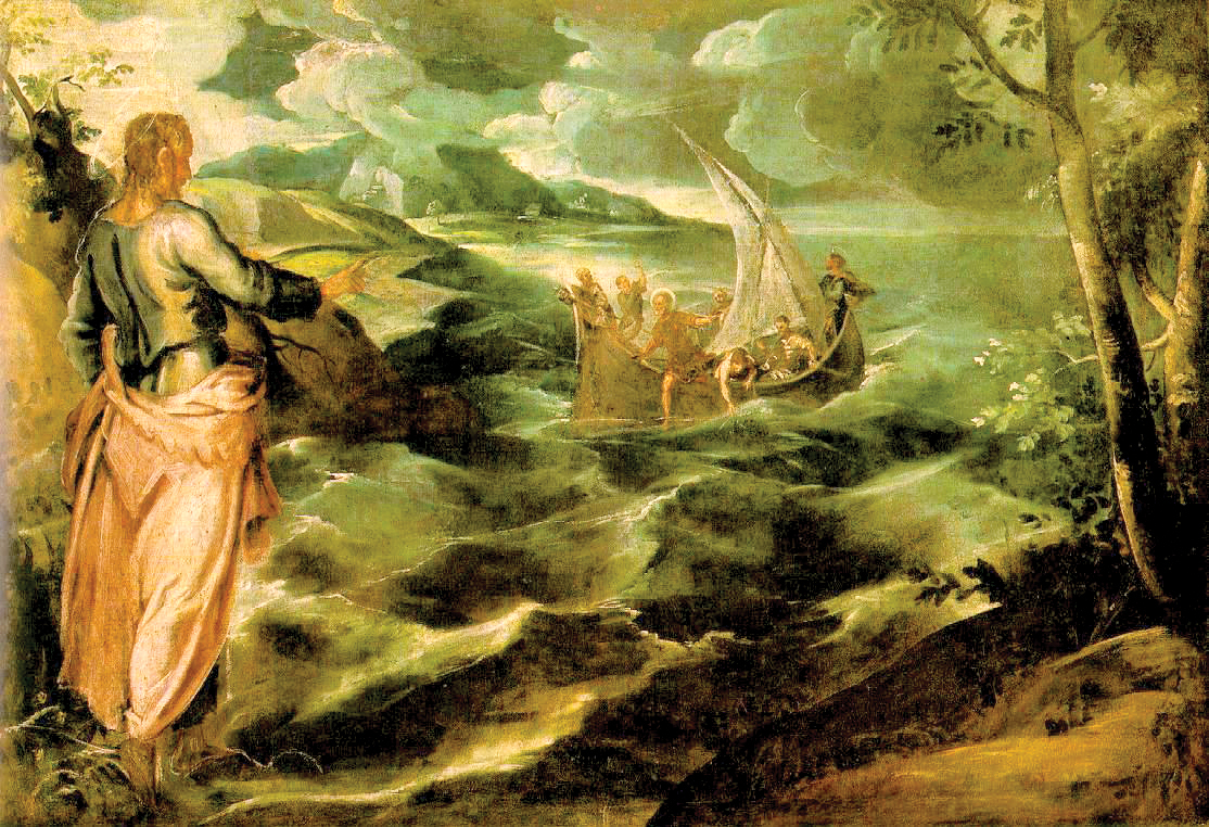 Christ at the Sea of Galilee, by Jacopo Tintoretto