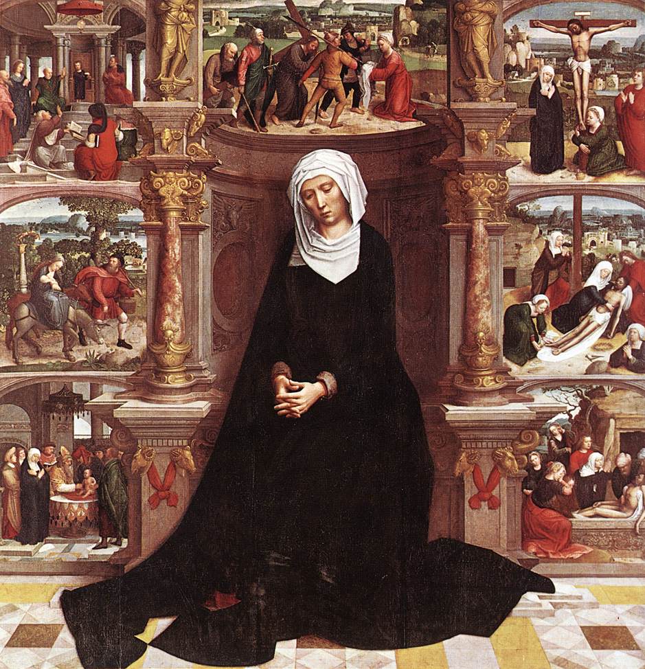 Our Lady of the Seven Sorrows by Adriaen Isenbrant