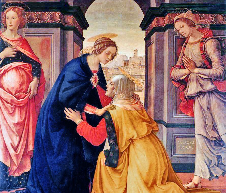 Visitation By Domenico Ghirlandaio