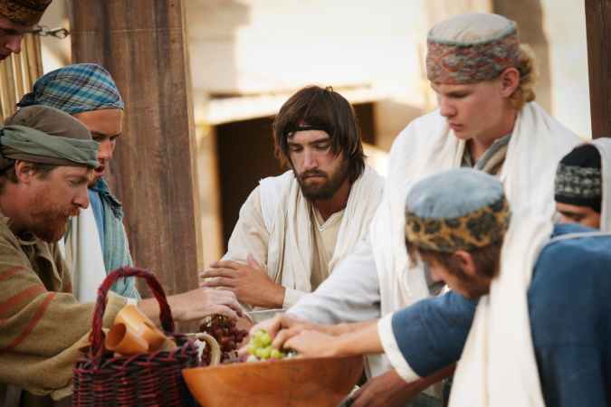 法利塞黨的經師看見耶穌與罪人和稅吏一起吃飯