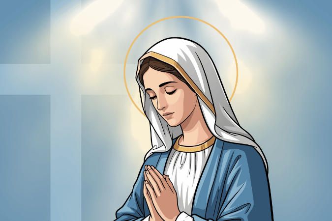 萬福!充滿恩寵者,上主與你同在!