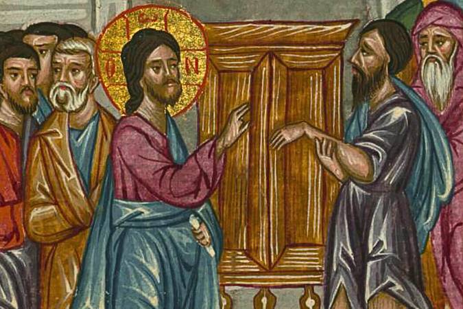 耶穌走遍了全加里肋亞，在他們的會堂內施教，宣講天國的福音，治好民間各種疾病，各種災殃。他的名聲傳遍了整個敘利亞。